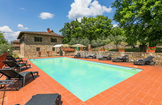 Foto 1 - Casa con 5 camere da letto a Laterina Pergine Valdarno con piscina privata e giardino