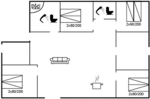 Foto 33 - Haus mit 4 Schlafzimmern in Skjern mit terrasse und whirlpool