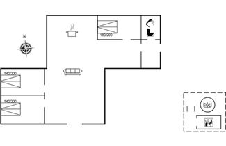 Foto 2 - Casa de 3 quartos em Ebeltoft com terraço e sauna