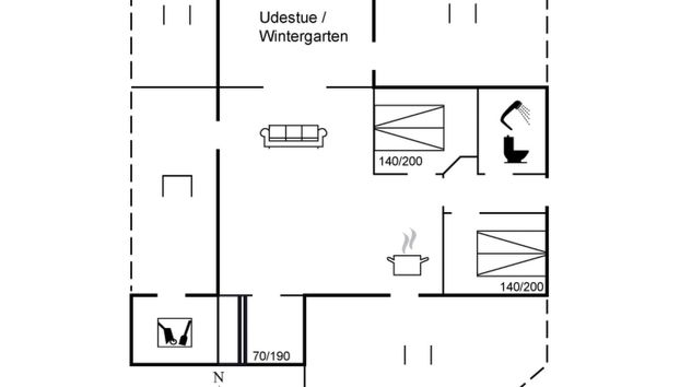 Casa de 3 quartos em Vinderup com terraço - Foto 2