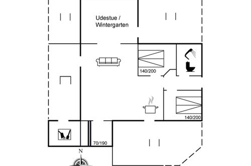 Foto 25 - Casa con 3 camere da letto a Vinderup con terrazza