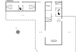Foto 2 - Casa con 2 camere da letto a Hals con terrazza
