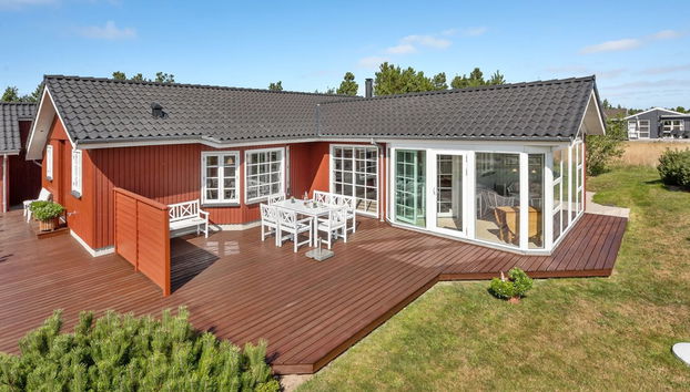 Casa de 3 quartos em Skjern com terraço e sauna - Foto 3
