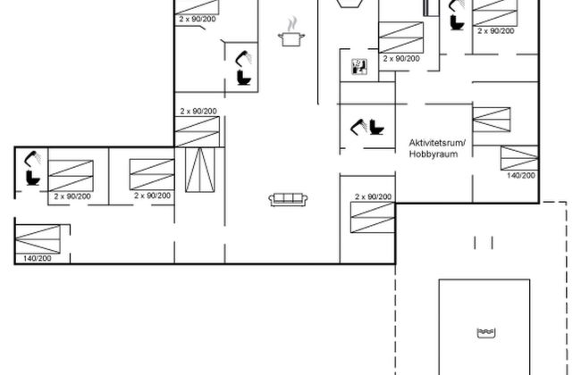 Haus mit 11 Schlafzimmern in Højer mit privater pool und terrasse - Foto 2