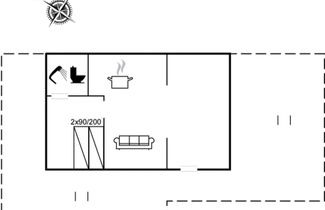 Foto 2 - Haus mit 1 Schlafzimmer in Esbjerg V mit terrasse