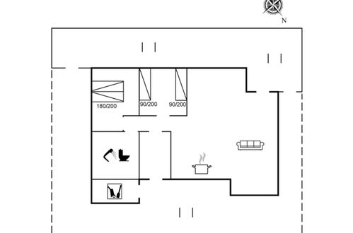 Foto 27 - Casa con 2 camere da letto a Millinge con terrazza