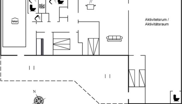 Casa de 4 quartos em Skjern com piscina privada e terraço - Foto 2