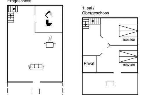 Foto 23 - Appartamento con 2 camere da letto a Løkken con terrazza