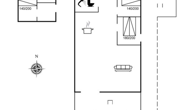 Haus mit 2 Schlafzimmern in Martofte mit terrasse - Foto 2