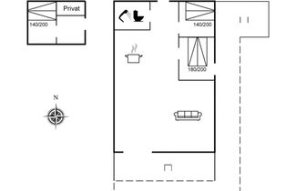 Foto 2 - Casa con 2 camere da letto a Martofte con terrazza