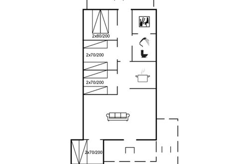 Foto 2 - Casa de 4 quartos em Pandrup com terraço e sauna
