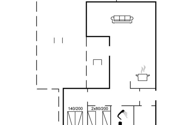 Casa de 2 quartos em Ebberup com terraço - Foto 2
