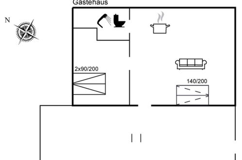 Foto 13 - Appartamento con 1 camera da letto a Skagen con terrazza