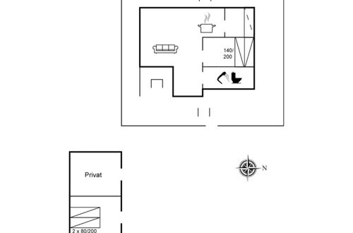 Foto 21 - Casa con 2 camere da letto a Sæby con terrazza