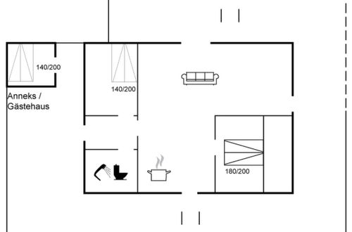 Foto 19 - Casa con 2 camere da letto a Hadsund con terrazza