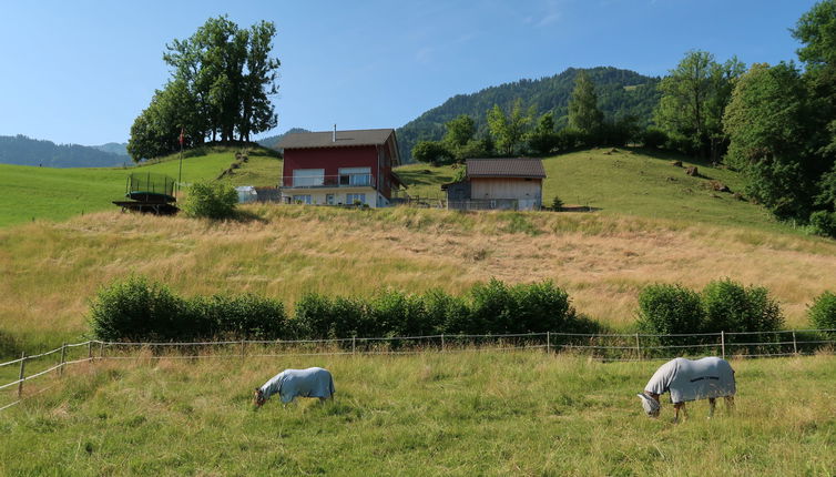 Foto 1 - Appartamento con 1 camera da letto a Reichenburg con terrazza e vista sulle montagne