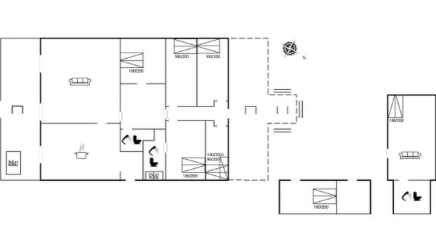Haus mit 5 Schlafzimmern in Rørvig mit terrasse und whirlpool - Foto 2