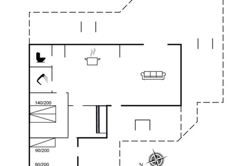 Foto 2 - Casa de 3 quartos em Juelsminde com terraço