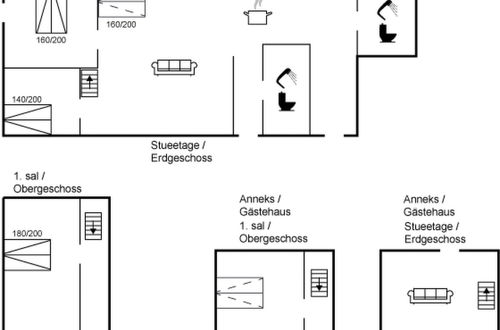 Foto 2 - Casa de 3 quartos em Aakirkeby com terraço