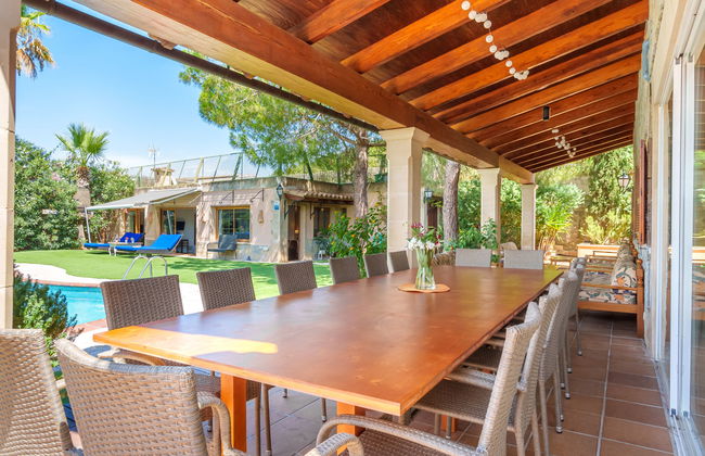 Casa de 8 quartos em Muro com piscina privada e jardim - Foto 4