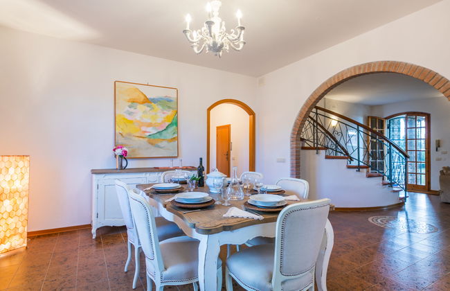 Apartamento de 3 quartos em Casale Marittimo com piscina e jardim - Foto 5