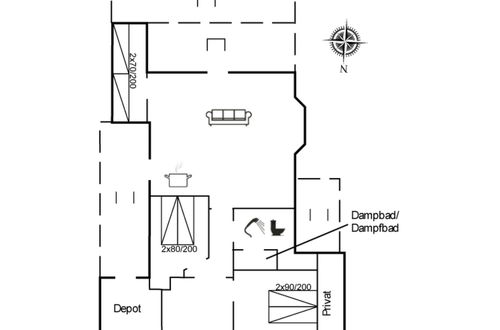 Foto 2 - Haus mit 3 Schlafzimmern in Henne mit terrasse