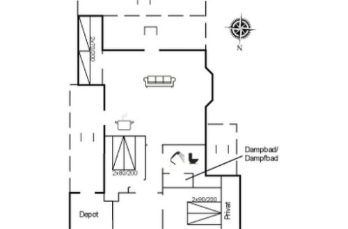 Foto 36 - Casa de 3 quartos em Henne com terraço