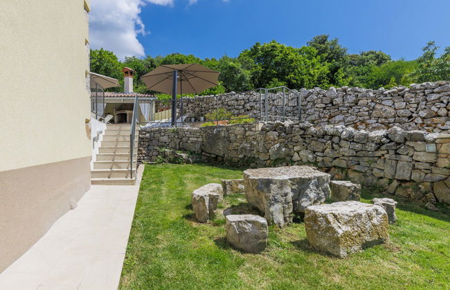 Casa de 5 quartos em Raša com piscina privada e jardim - Foto 21