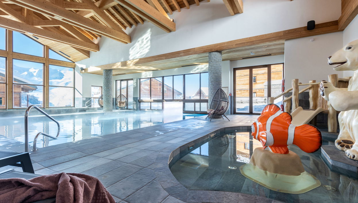 Apartment mit 2 Schlafzimmern in La Plagne Tarentaise mit schwimmbad und sauna - Foto 1