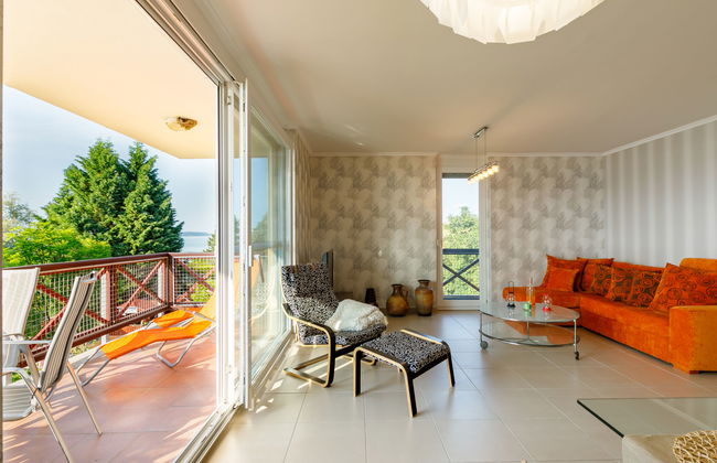 Apartment mit 2 Schlafzimmern in Balatonőszöd mit garten - Foto 3