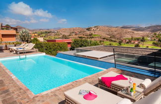 Photo 1 - Maison de 3 chambres à San Bartolomé de Tirajana avec piscine privée et vues à la mer