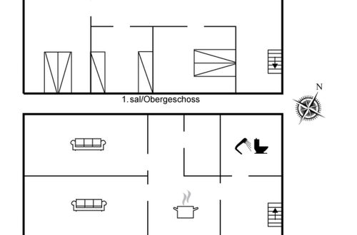 Foto 2 - Casa de 3 quartos em Østermarie com terraço