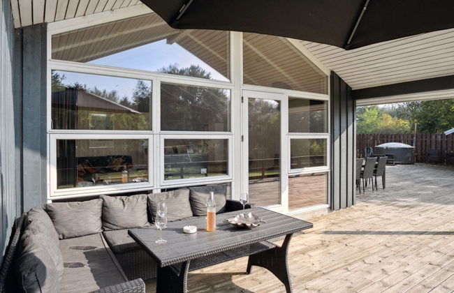 Casa con 4 camere da letto a Toftlund con terrazza e sauna - Foto 10