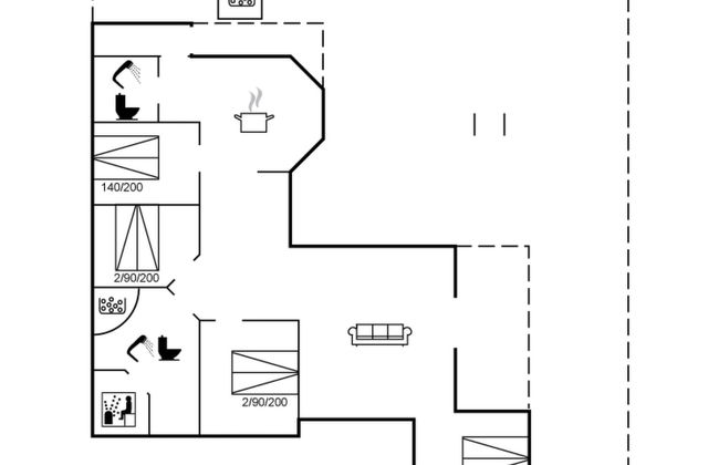Casa con 4 camere da letto a Toftlund con terrazza e sauna - Foto 2