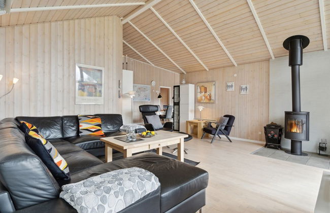 Casa con 4 camere da letto a Toftlund con terrazza e sauna - Foto 33