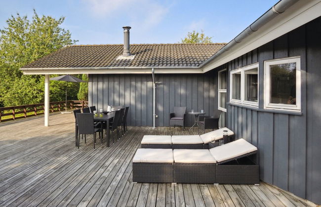 Casa con 4 camere da letto a Toftlund con terrazza e sauna - Foto 13