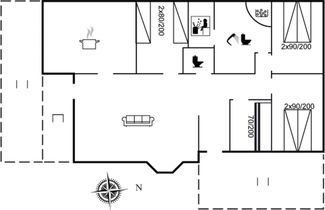Foto 2 - Casa de 4 quartos em Løkken com terraço e sauna