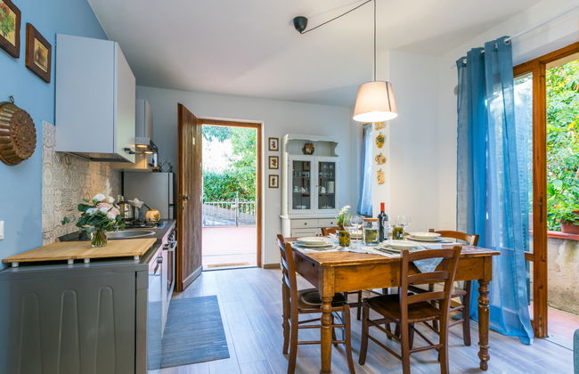 Apartment mit 2 Schlafzimmern in Montescudaio mit schwimmbad und garten - Foto 6