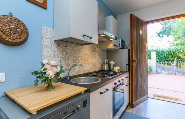 Apartment mit 2 Schlafzimmern in Montescudaio mit schwimmbad und garten - Foto 14