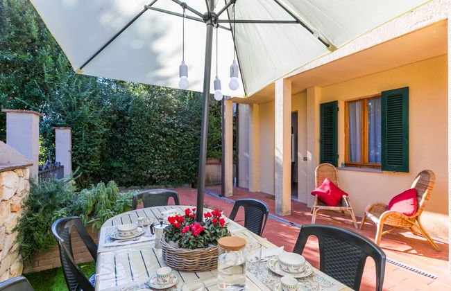 Apartment mit 2 Schlafzimmern in Montescudaio mit schwimmbad und garten - Foto 28