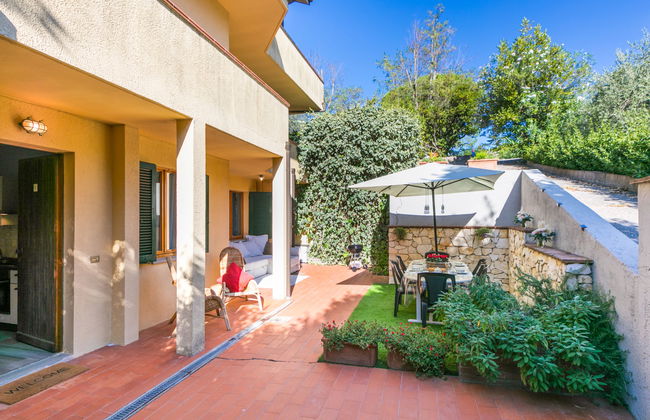 Apartment mit 2 Schlafzimmern in Montescudaio mit schwimmbad und garten - Foto 32