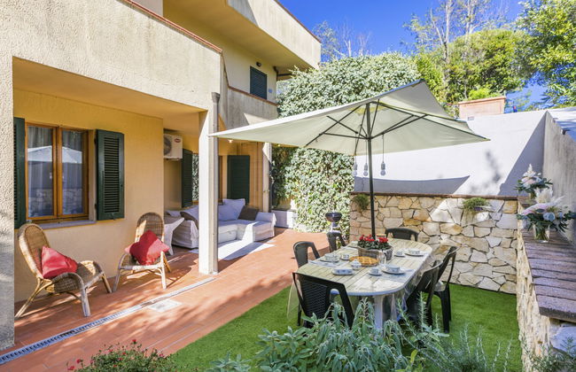 Apartment mit 2 Schlafzimmern in Montescudaio mit schwimmbad und garten - Foto 1