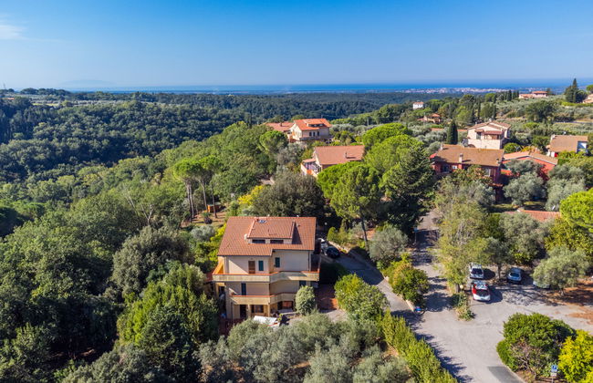 Apartment mit 2 Schlafzimmern in Montescudaio mit schwimmbad und garten - Foto 3