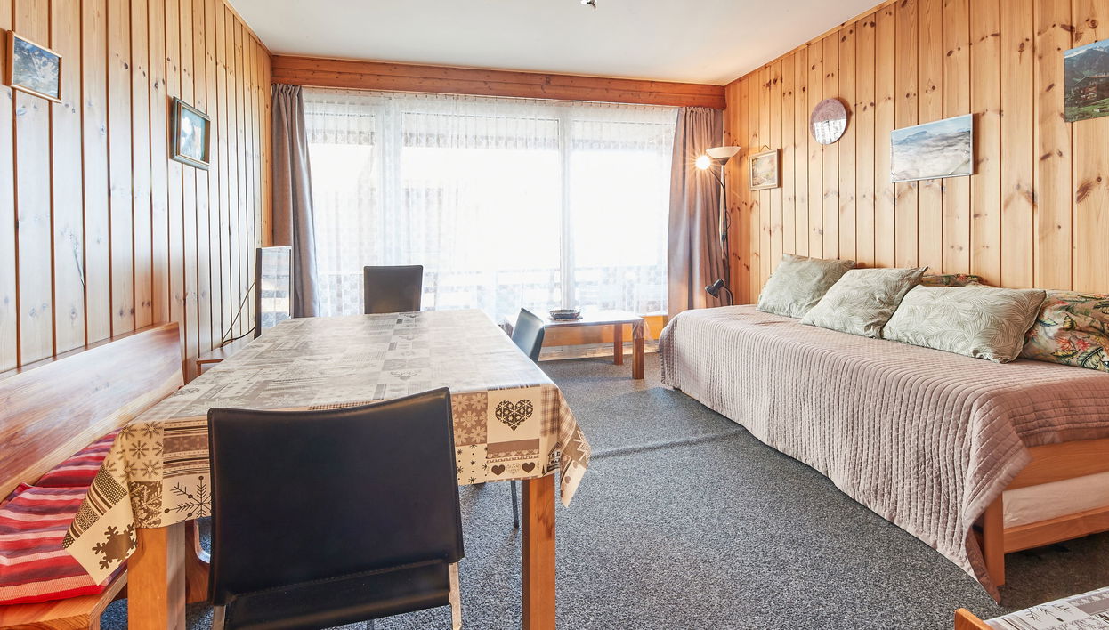 Apartamento de 2 quartos em Vex com piscina - Foto 1