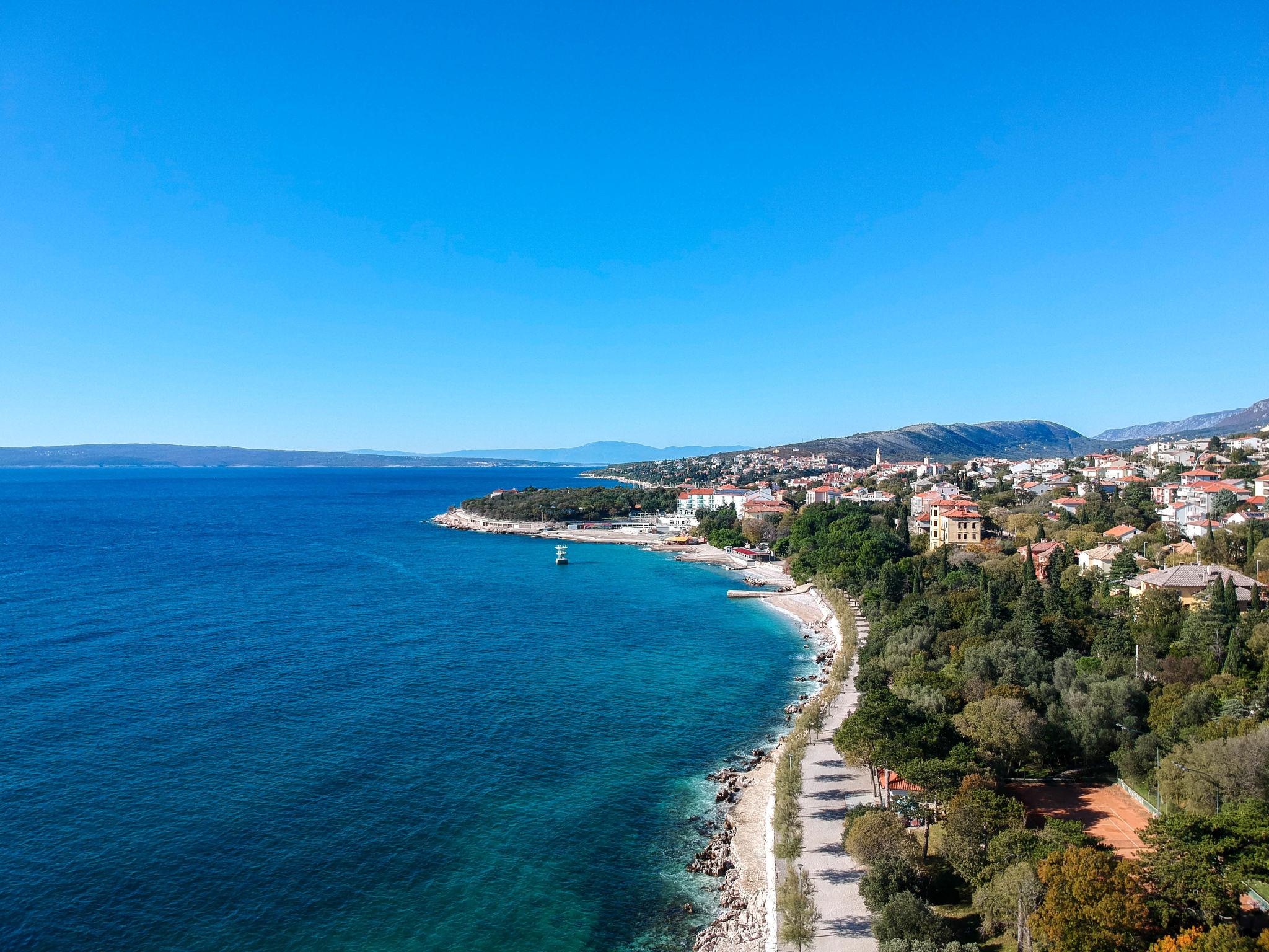 Foto 34 - Appartamento con 3 camere da letto a Novi Vinodolski con piscina e vista mare