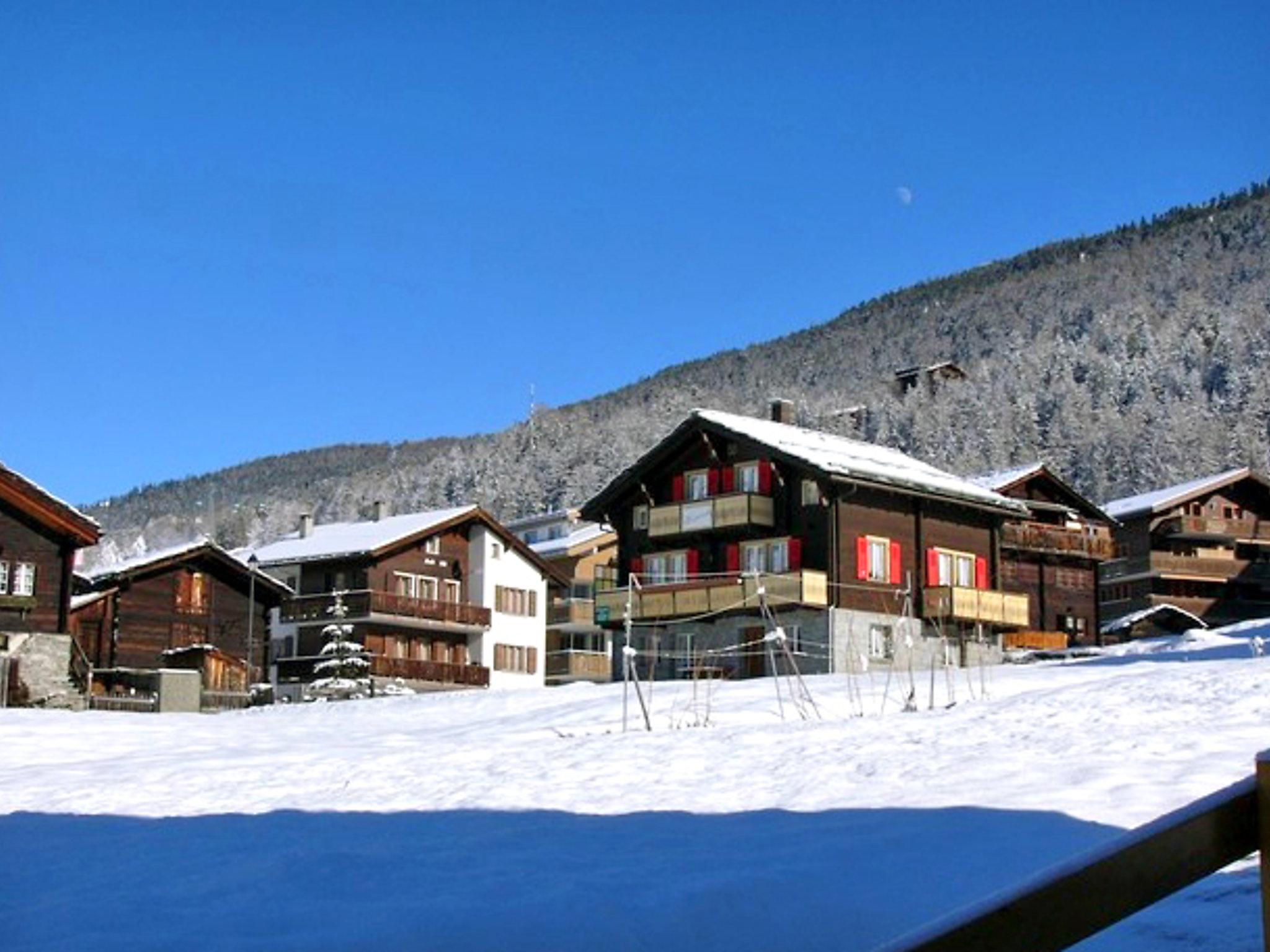 Photo 15 - Appartement de 2 chambres à Grächen avec jardin et vues sur la montagne