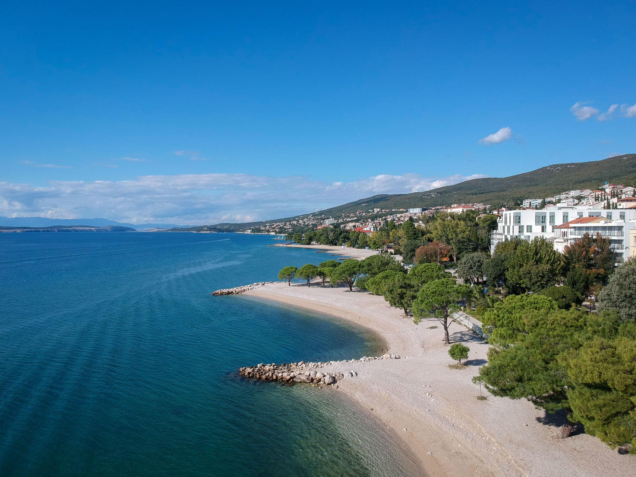 Foto 20 - Appartamento con 1 camera da letto a Crikvenica con piscina e vista mare