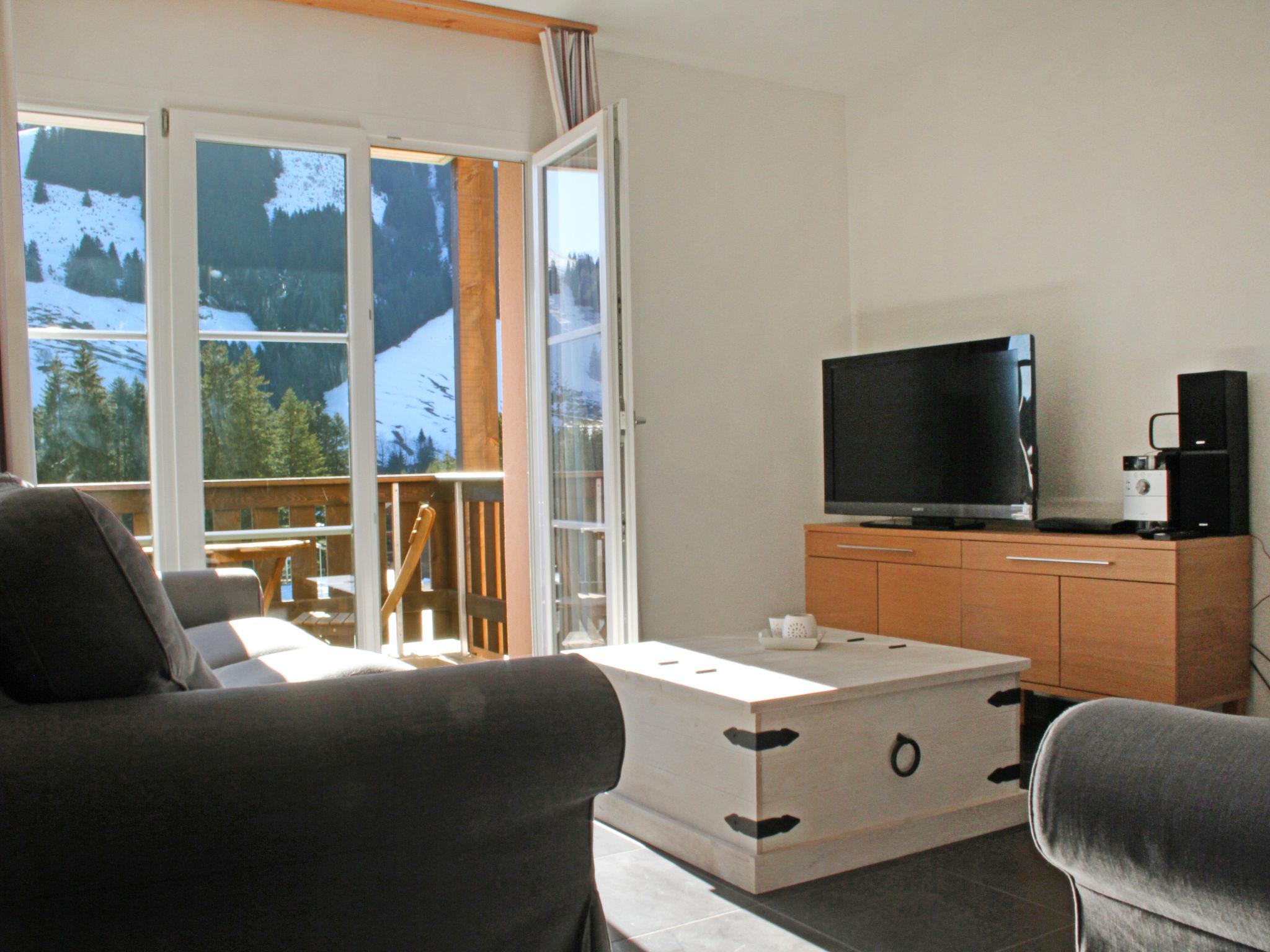 Foto 3 - Apartamento de 2 quartos em Gruyères com vista para a montanha