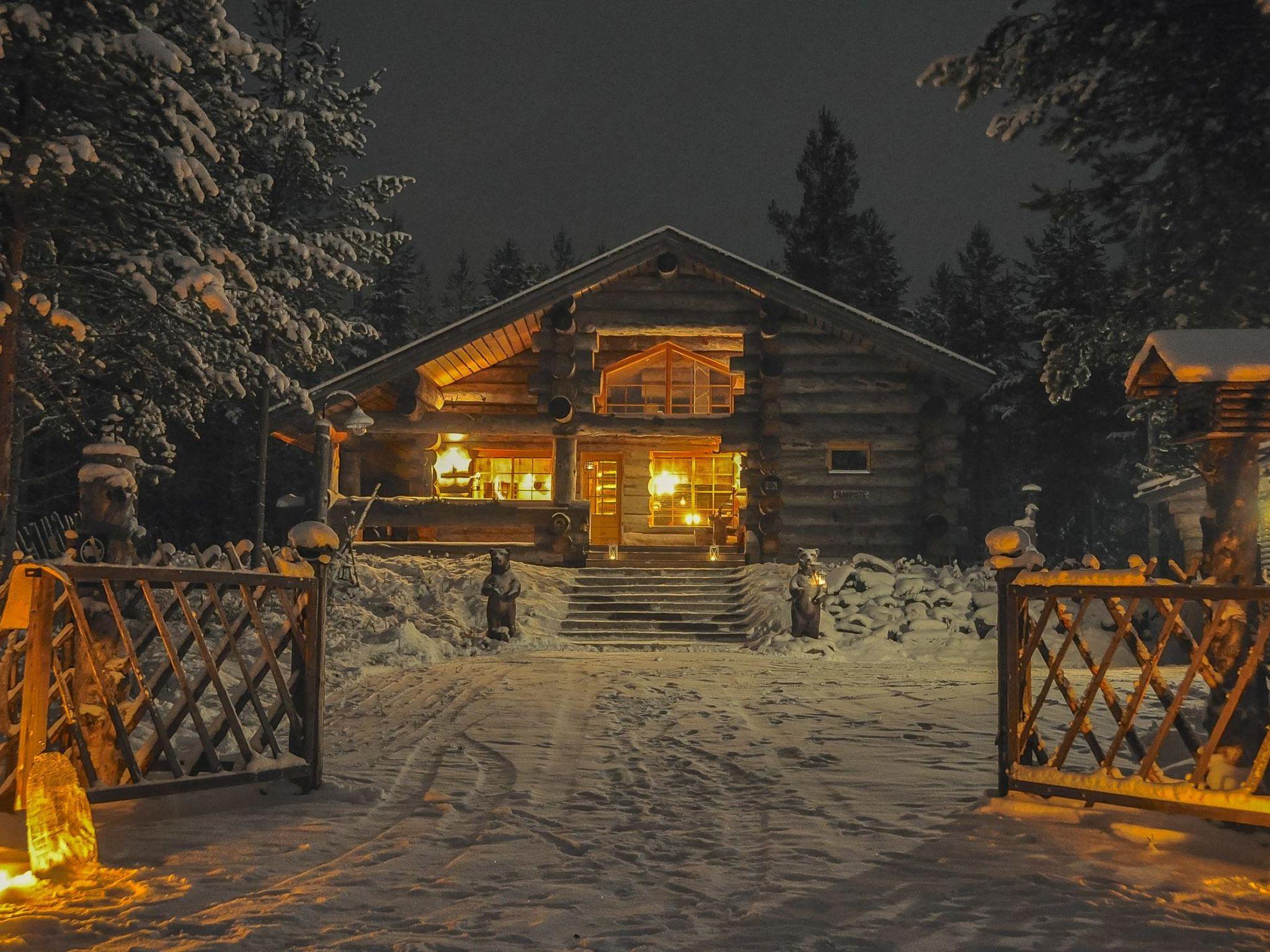 Foto 1 - Casa con 3 camere da letto a Kuusamo con sauna e vista sulle montagne