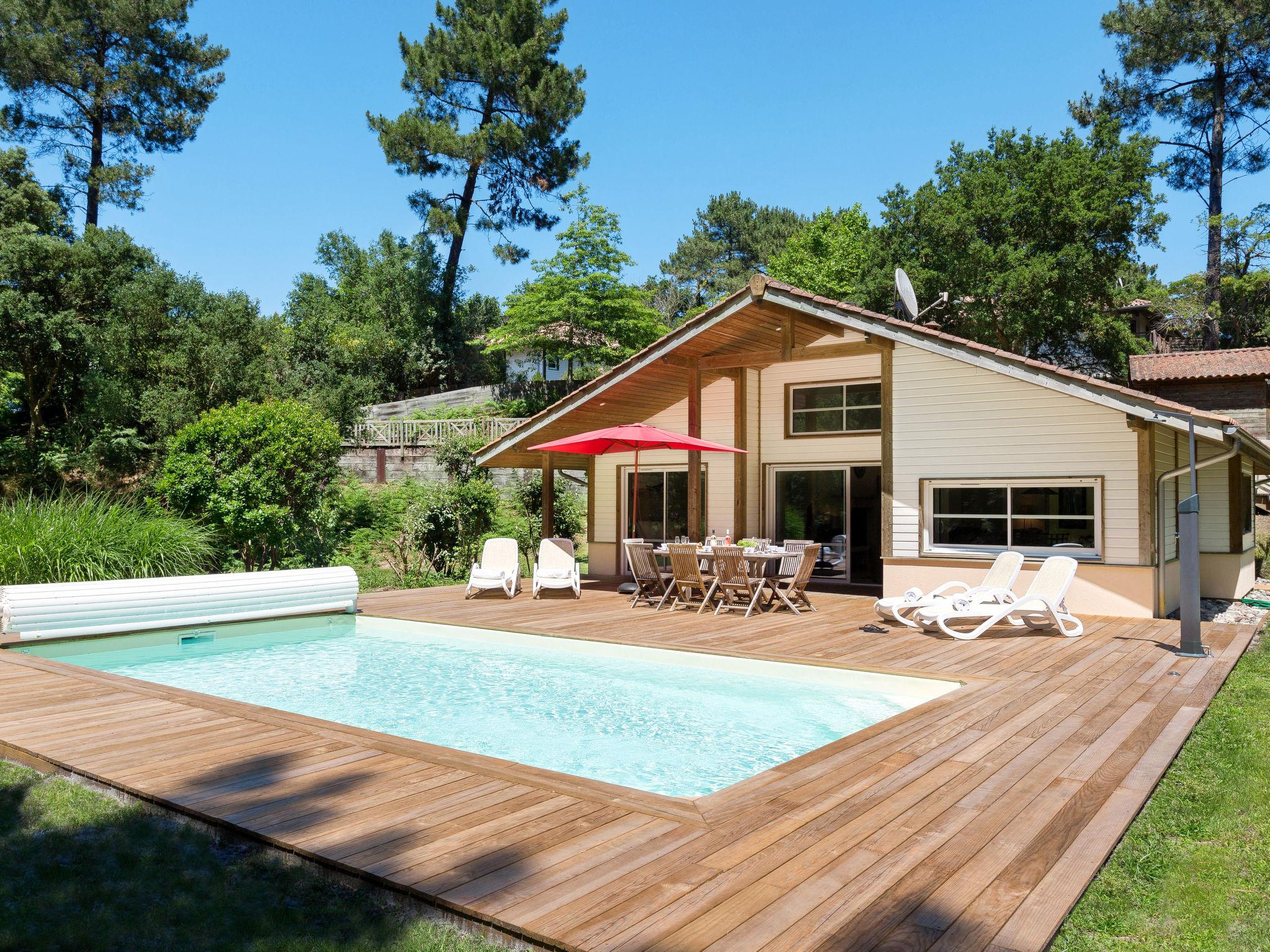 Foto 17 - Casa de 3 habitaciones en Moliets-et-Maa con piscina privada y vistas al mar